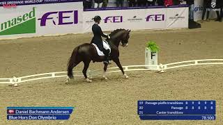 Daniel Bachmann Andersen et Blue Hors Don Olymbrio Grand Prix CDI 3* Herning 2019