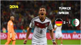 Almanya 2-1 Cezayir | Türkçe Spiker - 2014 Dünya Kupası Son 16