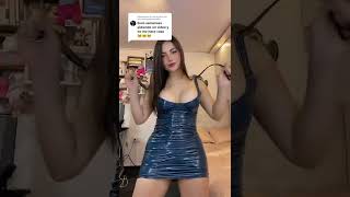 Yabancı Fenomen Kızdan Twerk Twerking Tayt Dans Mini Etek Dans Videoları