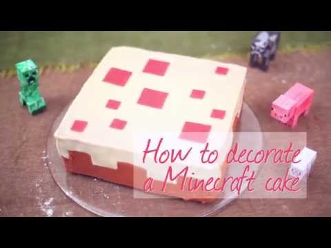 Image Minecraft Enderman Cake Recipe