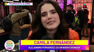 Camila Fernández ASEGURA que Alejandro Fernández es buen cocinero | Sale el Sol