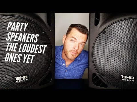 Loudest Bluetooth Speaker Ever | Best DJ Speakers | Belva 15" PA System