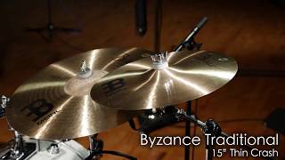 Meinl Cymbals B15TC Byzance 15" Traditional Thin Crash Cymbal