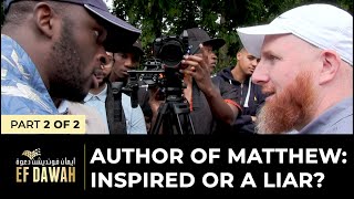 Video: If Matthew's Gospel was written by a Liar. Did the Holy Spirit inspire the Lies? - Hamza Myatt vs PhD Josh 2/2