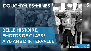 Belle Histoire, Danciens Élèves Se Retrouvent Pour Une Photo De Cle 70 Ans Après.