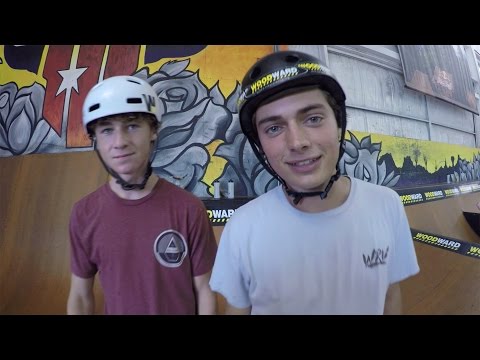 CJ Titus and Anderson Baker Rip Lot 8 with a GoPro