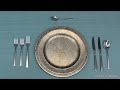 Learn How to Set a Formal Dinner Table