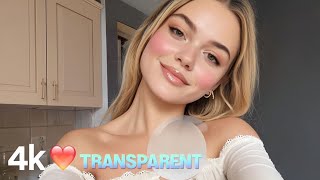 4K Transparent Try On Haul Sheer Outfits See Through Clothes Workout