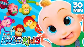 Five Little Monkeys And More Looloo Kids Nursery Rhymes And Children`s Songs