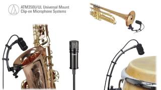 ATM350U/UL Universal Mount Clip-on Microphone Systems