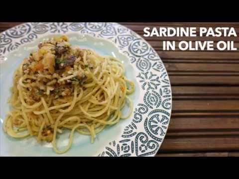 VIDEO : sardine pasta in olive oil -  ...