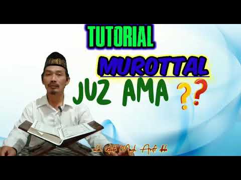 Tutorial pembelajaran al Qur'an lagu Murottal part 2