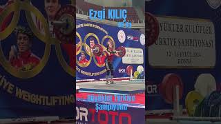 Ezgi Kiliç Büyükler Türkiye Şampiyonu