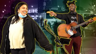 Singer Battles Stage Fright in Public