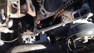 BMW M54 M52tu M56 common coolant pipe leak and timing chain guide inspection e46 e39 e53