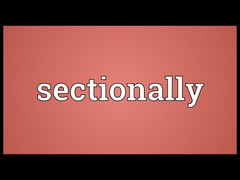 Header of sectionally