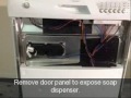 How to change the soap dispenser on a dishwasher
