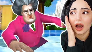 Korkunç Öğretmene İğne Tuzaği Kurdum Scary Teacher 3D