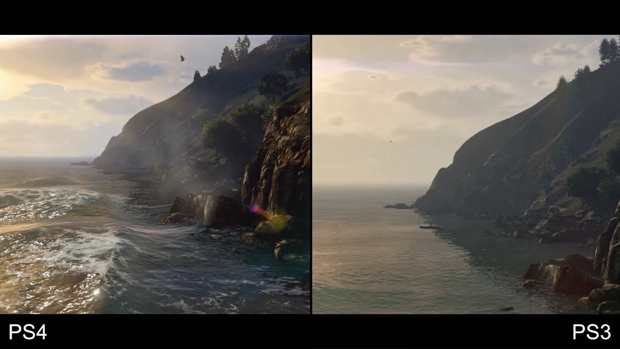 Grand Theft Auto 5/GTA 5 PS4 vs PS3 Trailer Comparison - YouTube