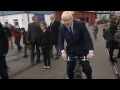 Boris Johnson calls hecklers 'lefty t***ers' during visit to Bristol