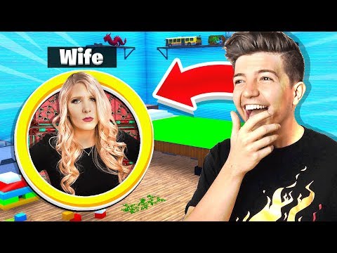 TROLLING MY WIFE IN GIANT FORTNITE HIDE AND SEEK!