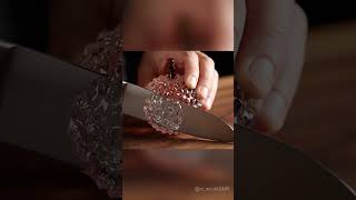 Cutting A Crystal Litchi Deeply Satisfying Asmr