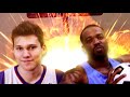 HOUSE 2 V 2 MINI BASKETBALL! GONE WRONG BROKEN WALL