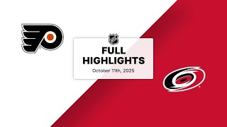 Nhl Highlights Flyers Vs. Hurricanes October 11, 2025