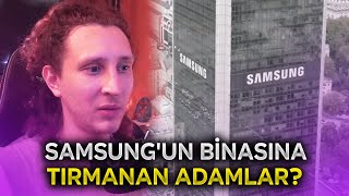 Kaanfli̇x Samsungun Bi̇nasina Tirmanan Adamlari İzli̇yor Alexis Landot