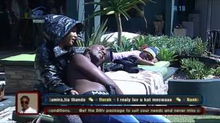 Big Brother Mzansi- Intimate moment Big Brother Mzansi- Intimate moment