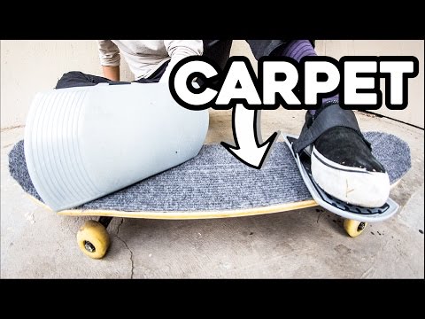 CARPET SKATES VS CARPET GRIPTAPE!!