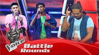 The Battles : Sasindu V Thenuka | Mathakayan Obe The Voice Teens Sri Lanka