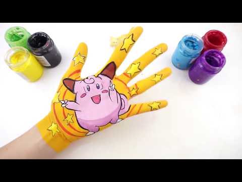 Hướng Dẫn Vẽ và Tô Màu l Cách Vẽ Jiggly Puff (Pokemon) l Dạy tiếng Anh cho Trẻ Em