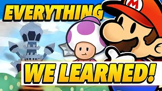 EVERYTHING NEW We've Learned from the Paper Mario TTYD! (Changes, New Features, Music \& More!)