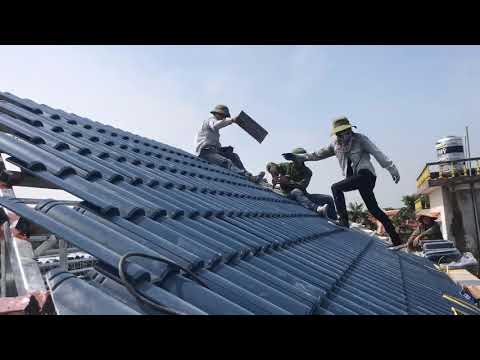 HOÀN THÀNH MÁI LỢP BIỆT THỰ NHÀ VƯỜN TUYỆT ĐẸP ( NGÓI HASUKO ) | THE VILLA | FULL HD 1080