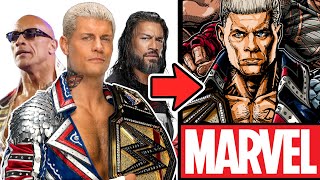 Marvel Artist Draws Wwe In A Marvel Style?