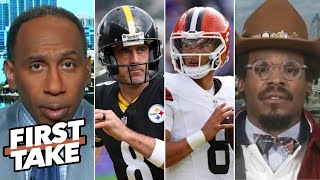 First Take Aaron Rodgers Could Expose Gabriels Weaknesses - Stephen A Previews Browns Vs Steelers