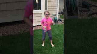 Girl Pukes While Trying Water Bottle Challenge