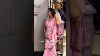 Nora Fatehi - Pallu Drop Saree