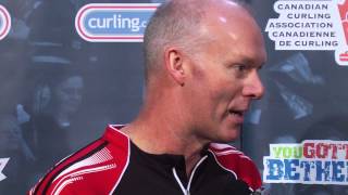 Draw 6 Media Scrum - 2013 Tim Hortons Brier