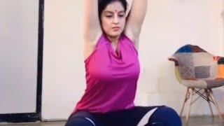 Deepika Singh Heavy Workout