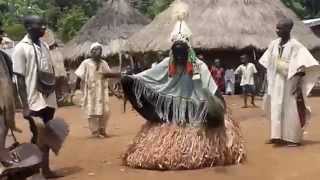 Dan masquerade in Booni, Cote d'Ivoire