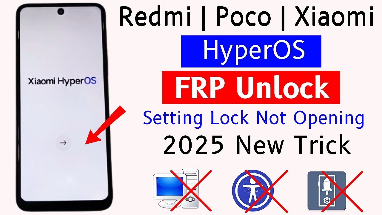 All Redmi Xiaomi HyperOs Frp Bypass 2025 | POCO M6/M6 All Redmi Xiaomi HyperOs Frp Bypass 2025 | POCO M6/M6