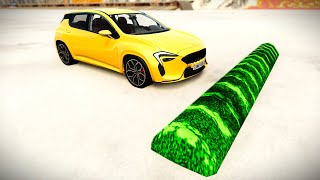 Cars Vs Mive Speed Bumps Beamng.drive