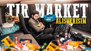 Tirima Market Alişveri̇şi̇ Yaptim - Scani̇a Tir Vlog