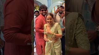 Bigg Boss Shobha Shetty With Husband Yashwanth Reddy Visuals At Shobha Shetty Studio Opening