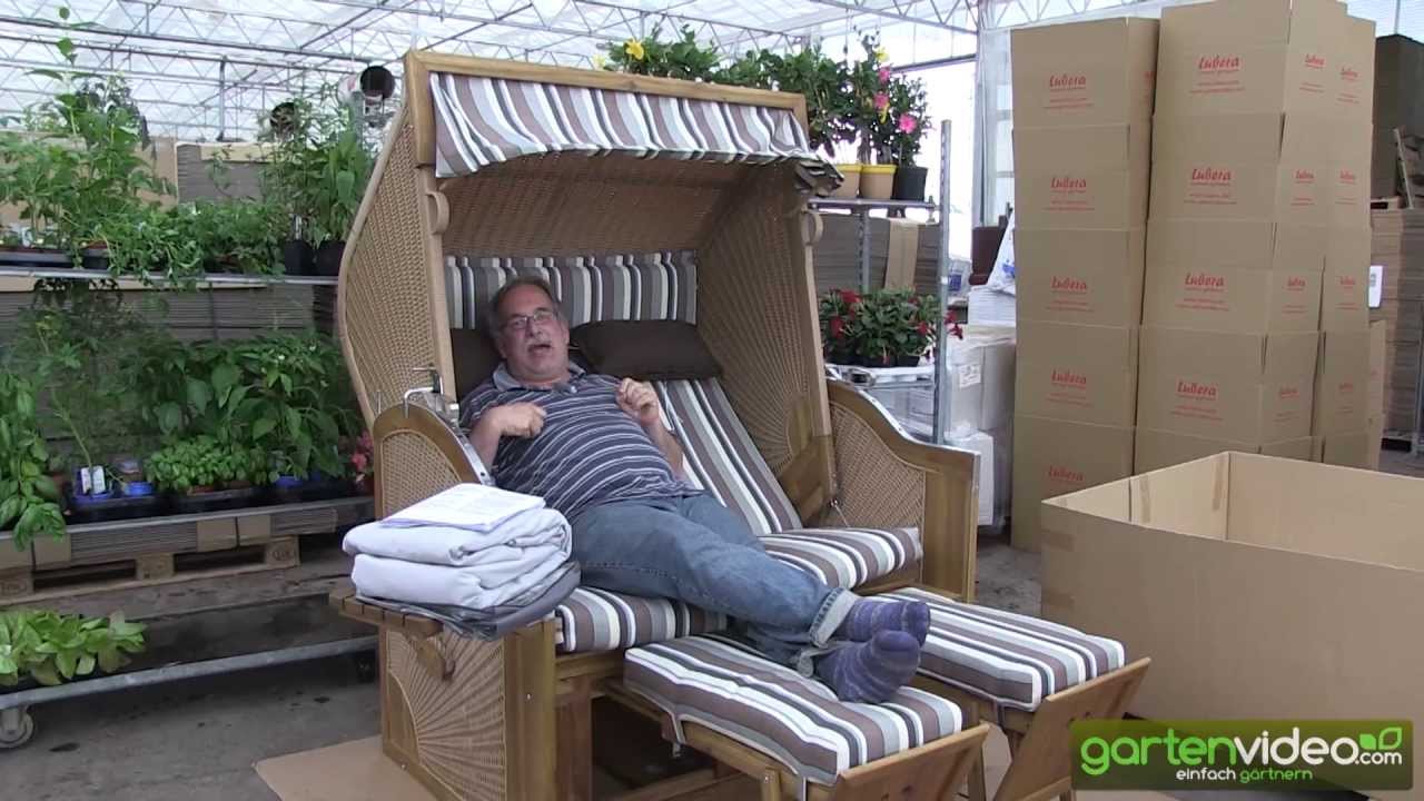 Aufbau von einem Strandkorb (Trend 105) Teil 3 YouTube