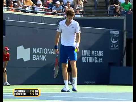 アンディ マレー vs ロジャー フェデラー ATP Masters Toronto 2010 - last game ＆ stats