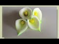 Calla Lily Made Out of Fondant
