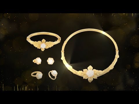 Bộ trang sức vàng 24k nữ - Trăng vàng se duyên